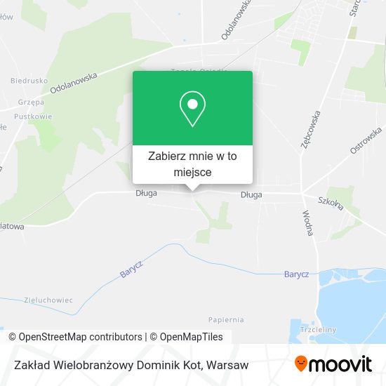 Mapa Zakład Wielobranżowy Dominik Kot