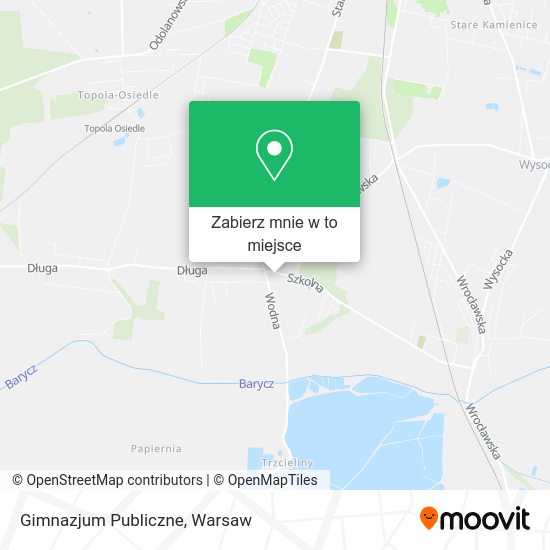 Mapa Gimnazjum Publiczne