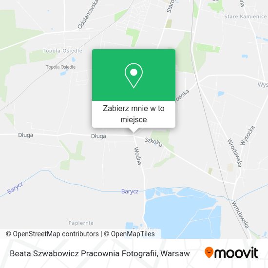 Mapa Beata Szwabowicz Pracownia Fotografii