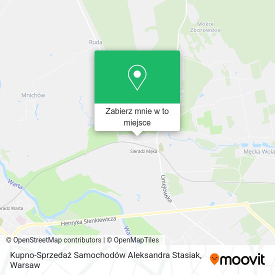 Mapa Kupno-Sprzedaż Samochodów Aleksandra Stasiak