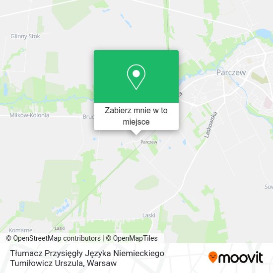 Mapa Tłumacz Przysięgły Języka Niemieckiego Tumiłowicz Urszula