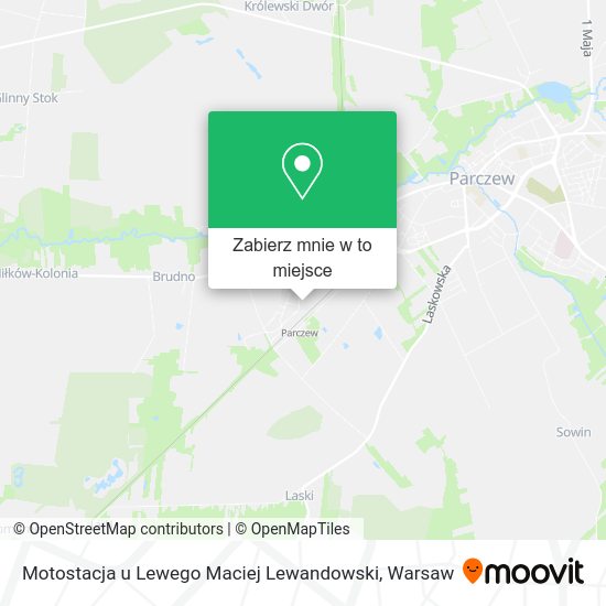 Mapa Motostacja u Lewego Maciej Lewandowski