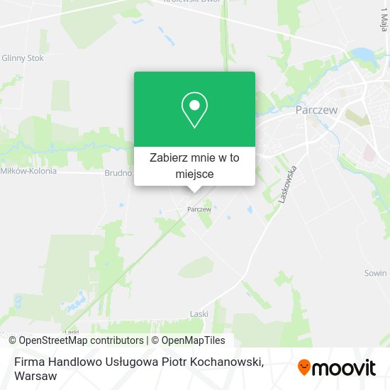 Mapa Firma Handlowo Usługowa Piotr Kochanowski