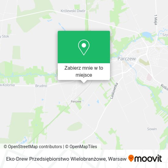 Mapa Eko-Drew Przedsiębiorstwo Wielobranżowe