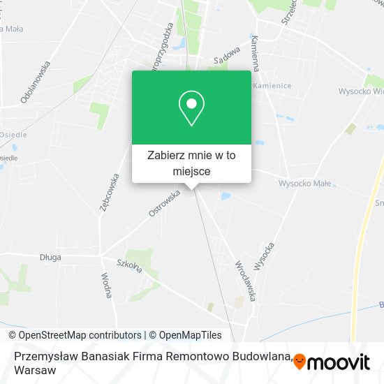 Mapa Przemysław Banasiak Firma Remontowo Budowlana