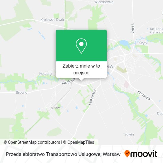 Mapa Przedsiebiorstwo Transportowo Uslugowe