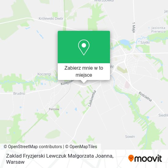 Mapa Zaklad Fryzjerski Lewczuk Malgorzata Joanna