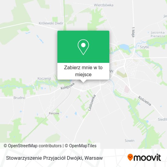 Mapa Stowarzyszenie Przyjaciół Dwójki