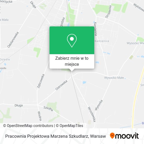 Mapa Pracownia Projektowa Marzena Szkudlarz