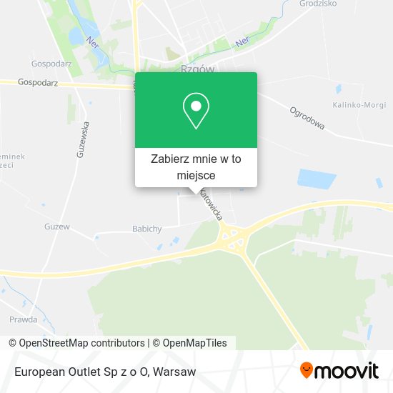 Mapa European Outlet Sp z o O