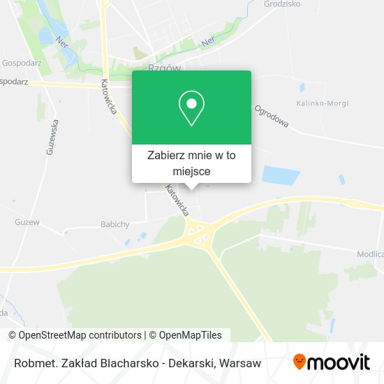 Mapa Robmet. Zakład Blacharsko - Dekarski