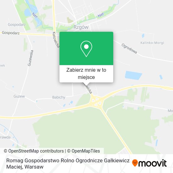 Mapa Romag Gospodarstwo Rolno Ogrodnicze Gałkiewicz Maciej