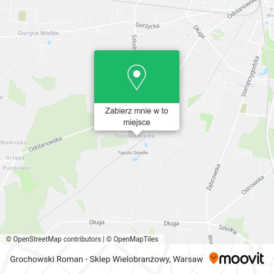 Mapa Grochowski Roman - Sklep Wielobranżowy