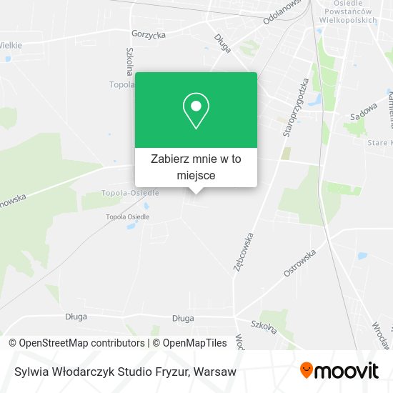 Mapa Sylwia Włodarczyk Studio Fryzur