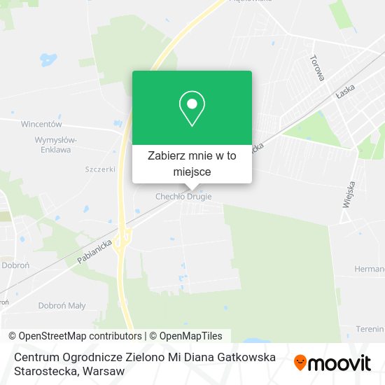 Mapa Centrum Ogrodnicze Zielono Mi Diana Gatkowska Starostecka