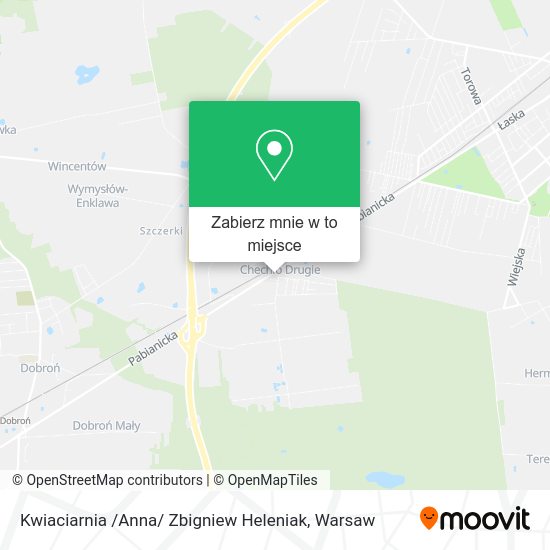 Mapa Kwiaciarnia /Anna/ Zbigniew Heleniak