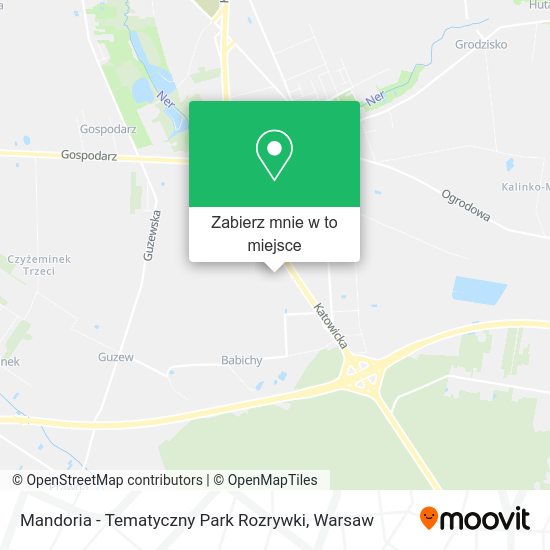 Mapa Mandoria - Tematyczny Park Rozrywki