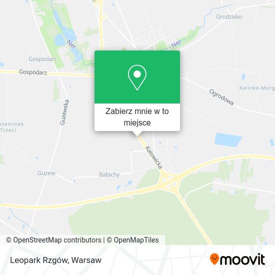 Mapa Leopark Rzgów