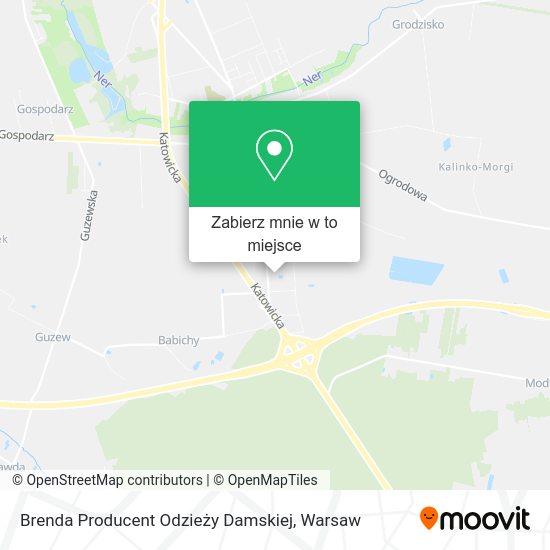 Mapa Brenda Producent Odzieży Damskiej