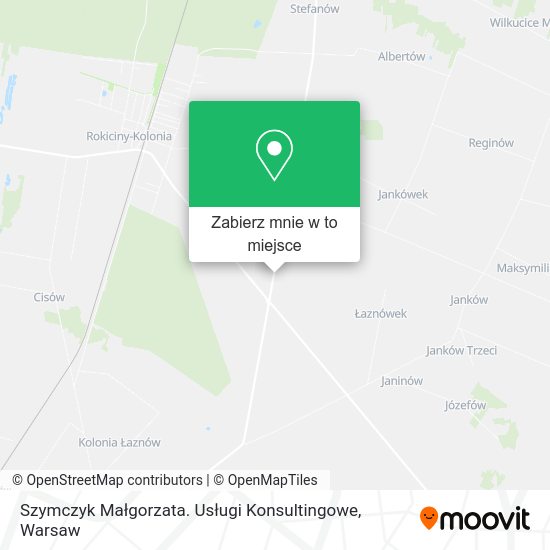 Mapa Szymczyk Małgorzata. Usługi Konsultingowe