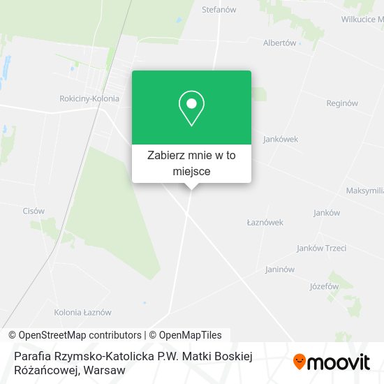 Mapa Parafia Rzymsko-Katolicka P.W. Matki Boskiej Różańcowej