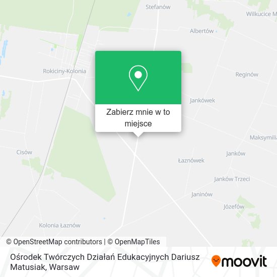 Mapa Ośrodek Twórczych Działań Edukacyjnych Dariusz Matusiak