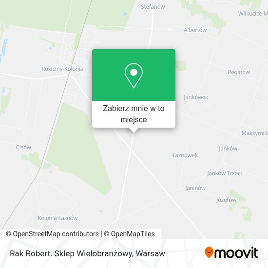 Mapa Rak Robert. Sklep Wielobranżowy