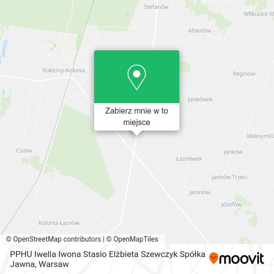 Mapa PPHU Iwella Iwona Stasio Elżbieta Szewczyk Spółka Jawna