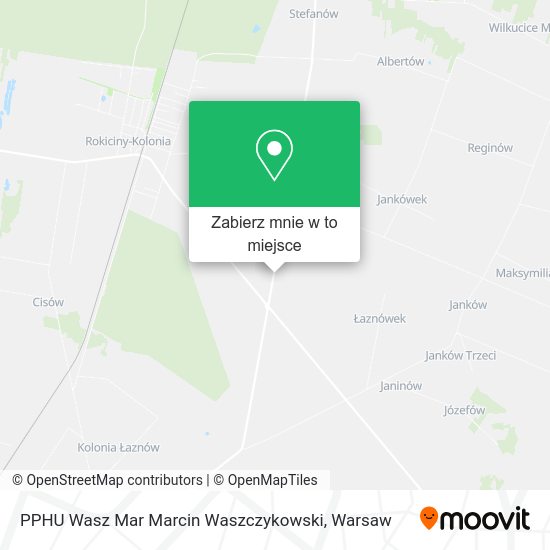 Mapa PPHU Wasz Mar Marcin Waszczykowski