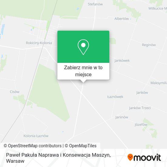 Mapa Paweł Pakuła Naprawa i Konsewacja Maszyn