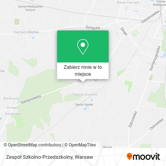 Mapa Zespół Szkolno-Przedszkolny