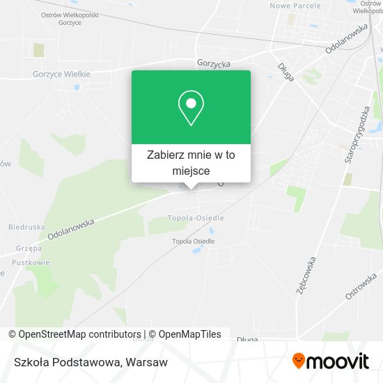 Mapa Szkoła Podstawowa