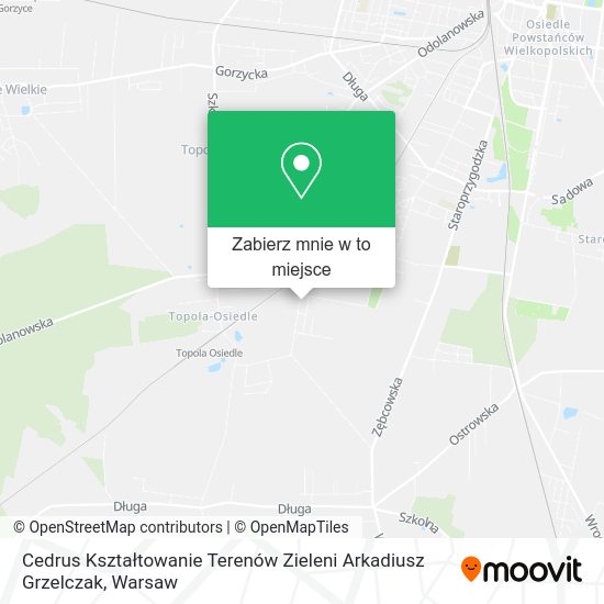 Mapa Cedrus Kształtowanie Terenów Zieleni Arkadiusz Grzelczak