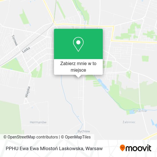 Mapa PPHU Ewa Ewa Młostoń Laskowska