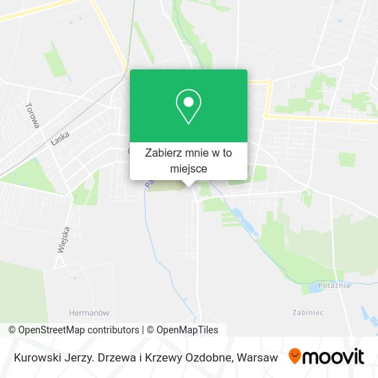 Mapa Kurowski Jerzy. Drzewa i Krzewy Ozdobne