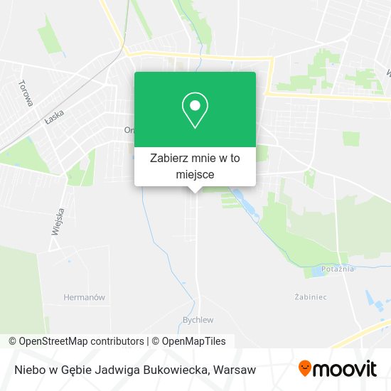 Mapa Niebo w Gębie Jadwiga Bukowiecka