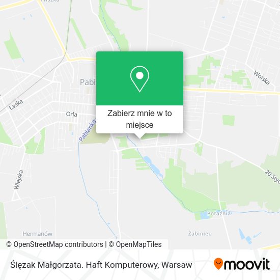 Mapa Ślęzak Małgorzata. Haft Komputerowy