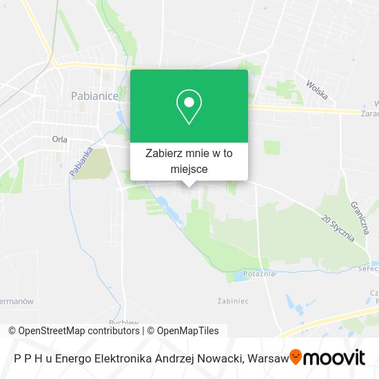 Mapa P P H u Energo Elektronika Andrzej Nowacki