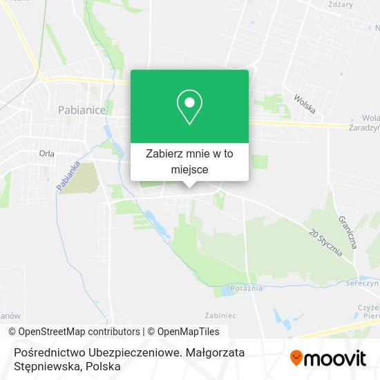 Mapa Pośrednictwo Ubezpieczeniowe. Małgorzata Stępniewska