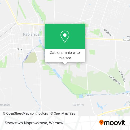 Mapa Szewstwo Naprawkowe