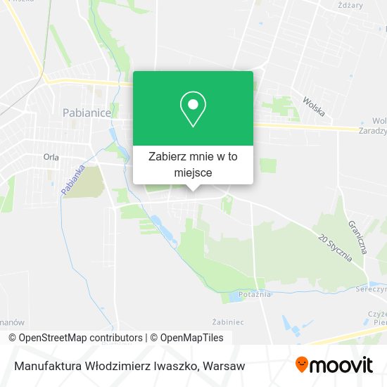 Mapa Manufaktura Włodzimierz Iwaszko