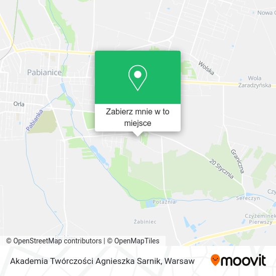 Mapa Akademia Twórczości Agnieszka Sarnik