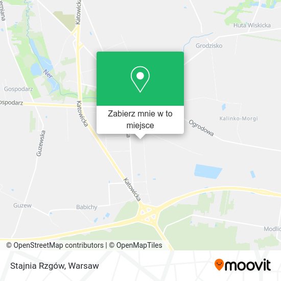 Mapa Stajnia Rzgów