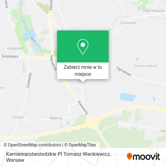 Mapa Kamieniarstwolodzkie Pl Tomasz Wankiewicz