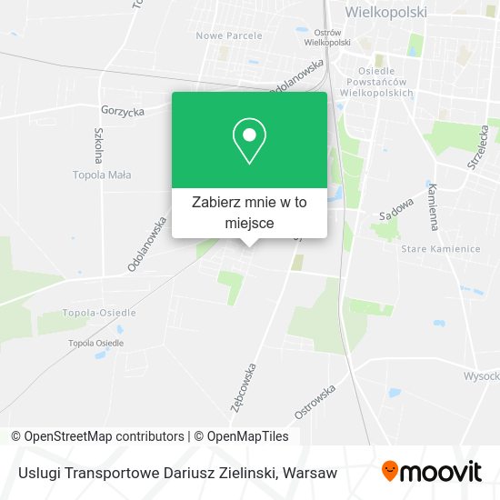 Mapa Uslugi Transportowe Dariusz Zielinski