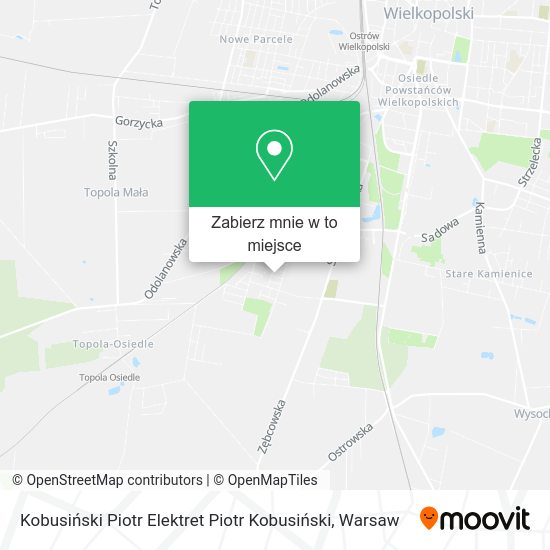 Mapa Kobusiński Piotr Elektret Piotr Kobusiński