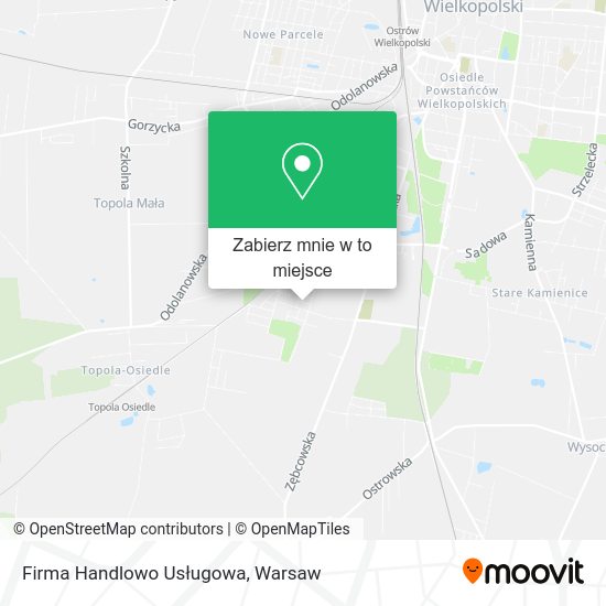 Mapa Firma Handlowo Usługowa