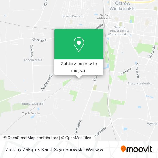 Mapa Zielony Zakątek Karol Szymanowski