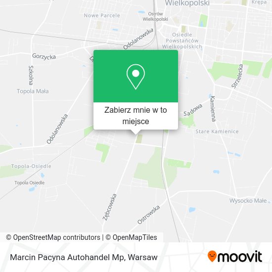 Mapa Marcin Pacyna Autohandel Mp