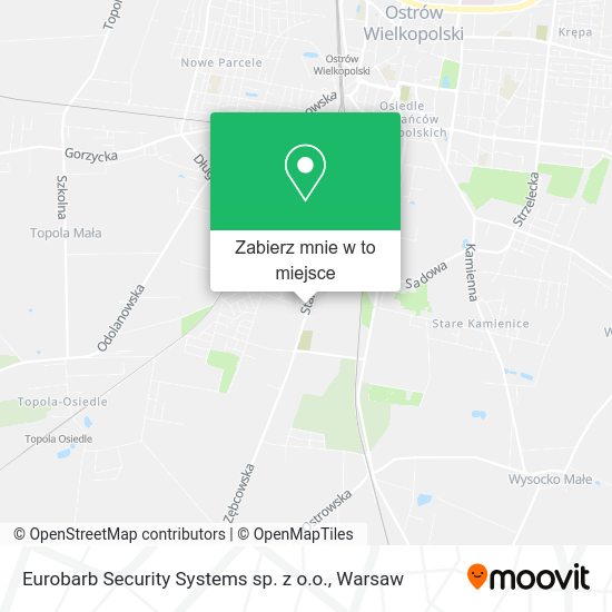 Mapa Eurobarb Security Systems sp. z o.o.